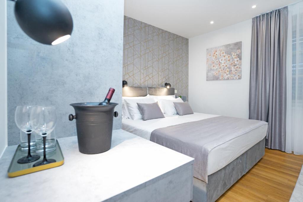 Postel nebo postele na pokoji v ubytování Luxury rooms MARIOTY