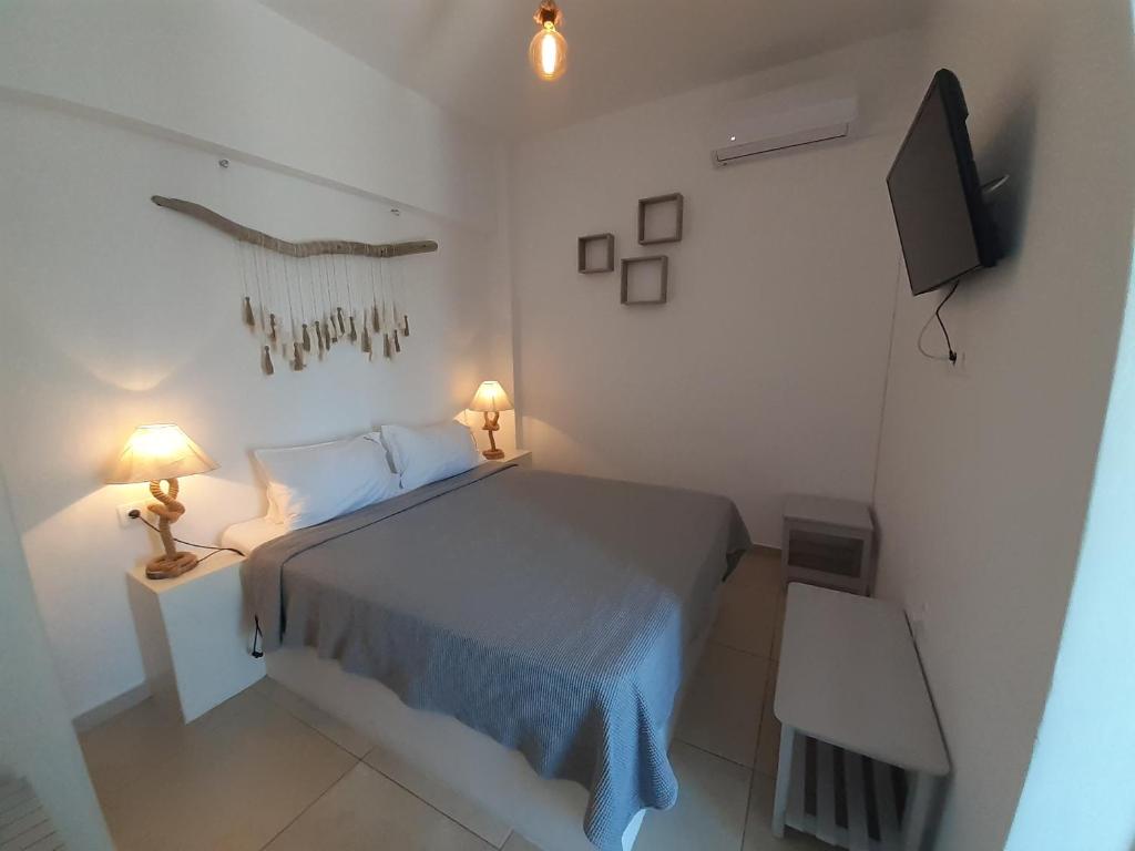 Postel nebo postele na pokoji v ubytování Marietta