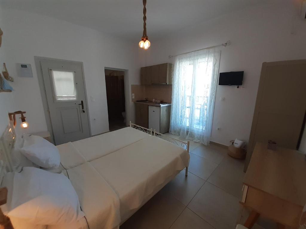 Postel nebo postele na pokoji v ubytování Marietta