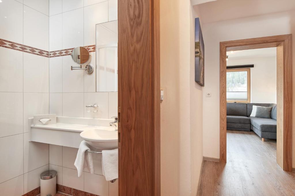 Kúpeľňa v ubytovaní Frühstückspension Klockhof