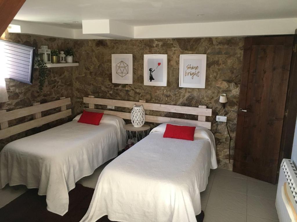Postel nebo postele na pokoji v ubytování Apartamento Casa Carola