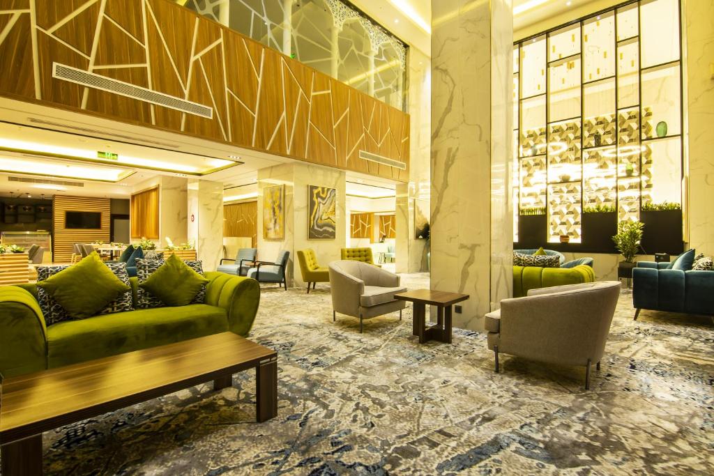 Posezení v ubytování Wow Diamond - White Diamond Hotel Al Nuzha