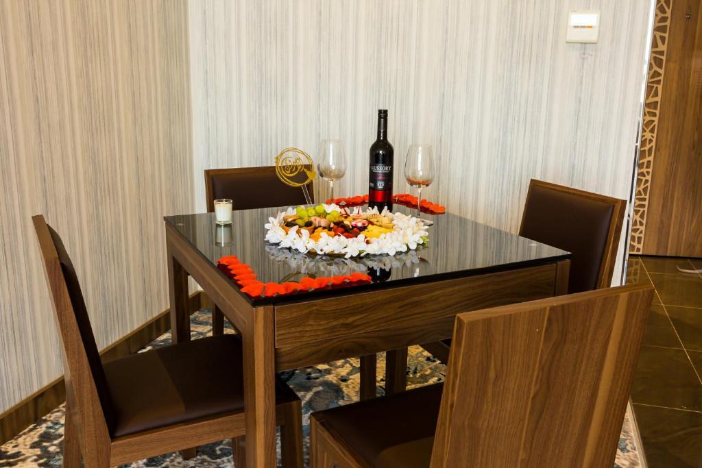 Nápoje v ubytování Wow Diamond - White Diamond Hotel Al Nuzha
