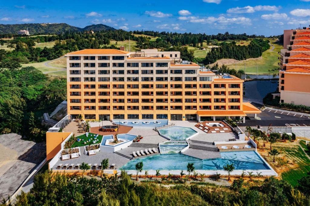 Bazén v ubytování AQUASENSE Hotel & Resort nebo v jeho okolí