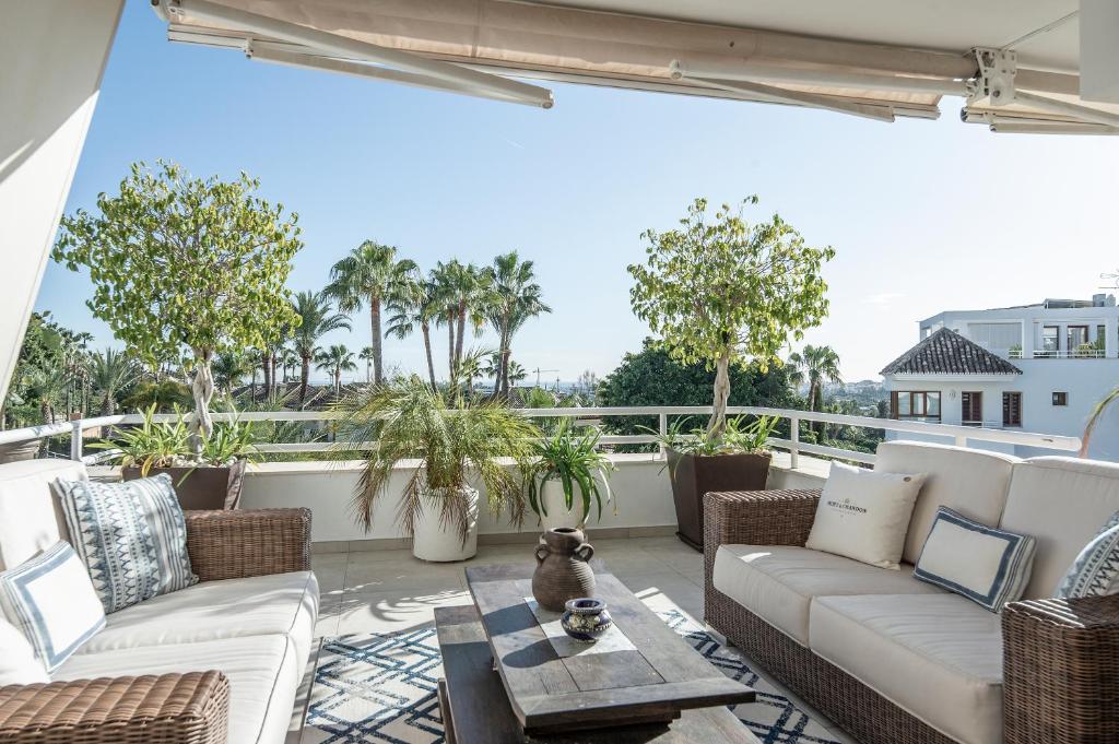 Posezení v ubytování Alcores del Golf, Oustanding luxury penthouse