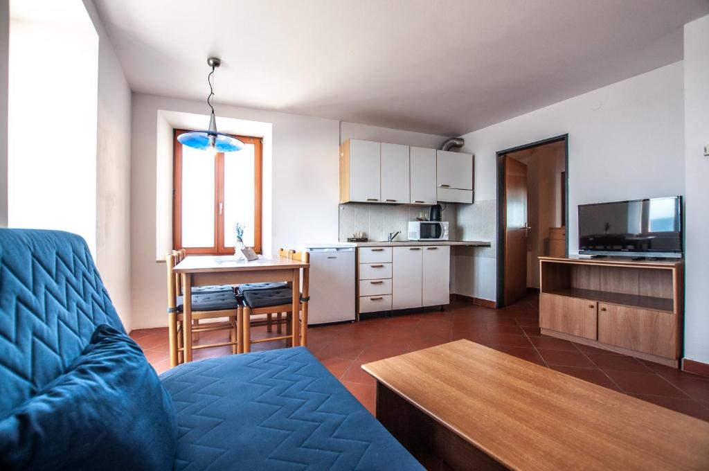Kuchyň nebo kuchyňský kout v ubytování Apartments Punta Piran