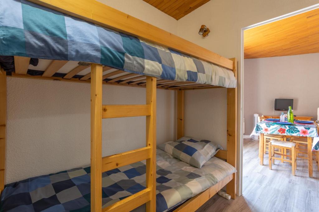 Postel nebo postele na pokoji v ubytování Terrasse des Lupins