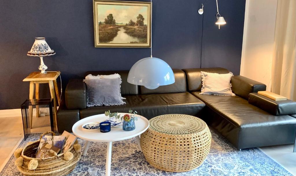 Posezení v ubytování Freya Blue Ferienhaus
