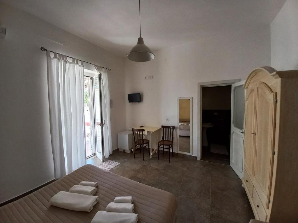 Postel nebo postele na pokoji v ubytování Lama Cupa