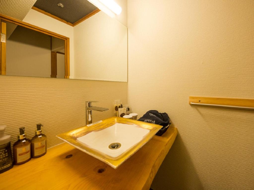 Koupelna v ubytování LiVEMAX RESORT Aki Miyajima