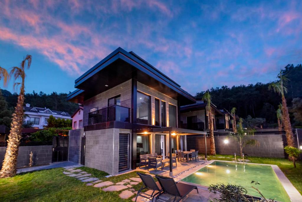 Bazén v ubytování Diamond Port Gocek nebo v jeho okolí