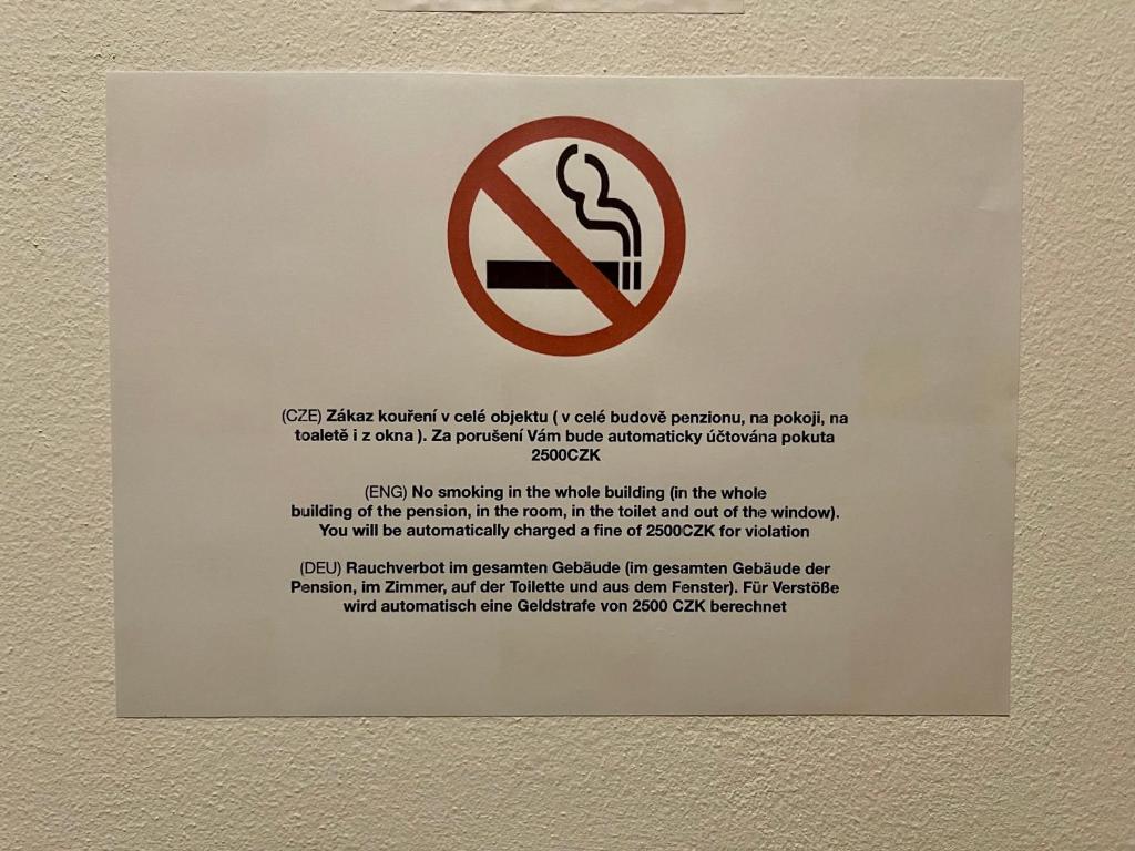 Certifikát, hodnocení, plakát nebo jiný dokument vystavený v ubytování Penzion u Vlčků