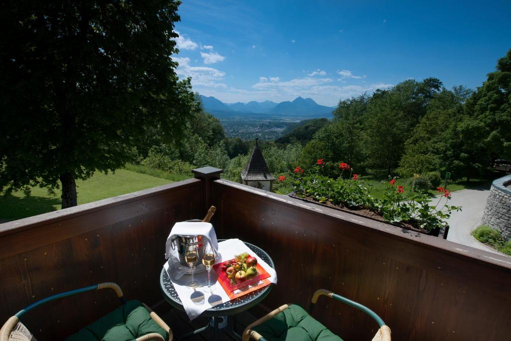 Romantik Hotel Die Gersberg Alm mit Panoramablick auf Salzburg - Resim 28