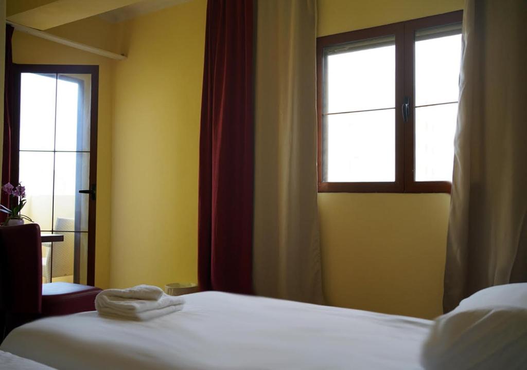 Posteľ alebo postele v izbe v ubytovaní Das Hostal