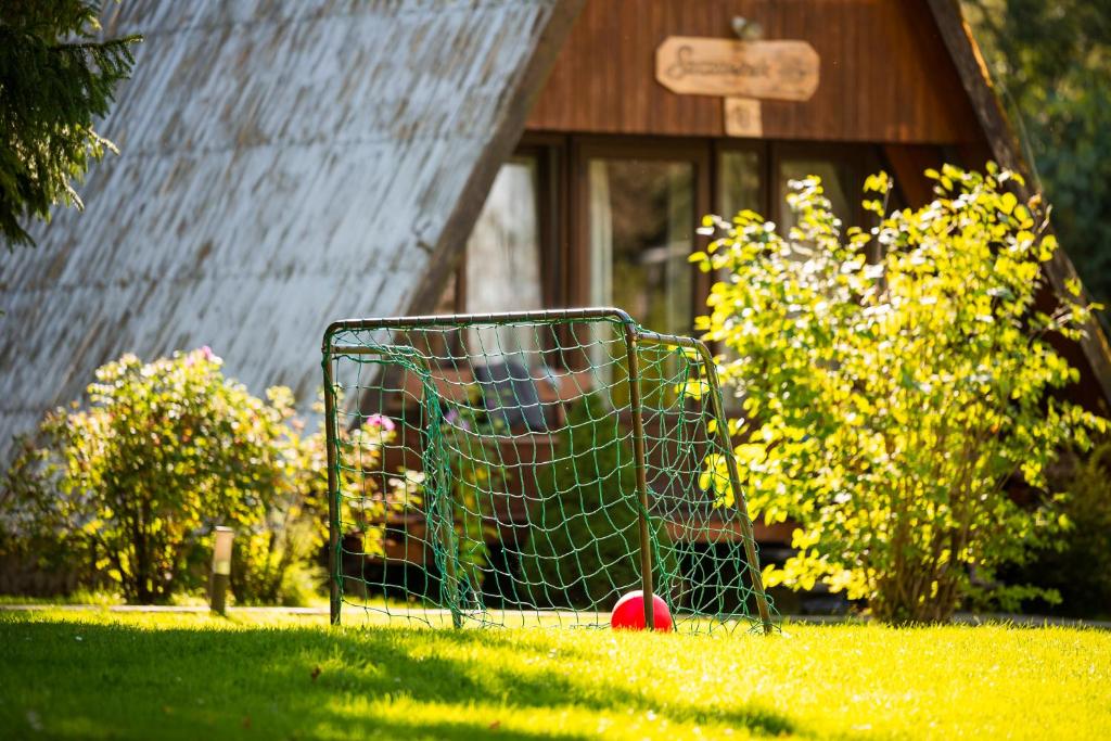 Vonkajšia záhrada v ubytovaní POŁONINY Resort