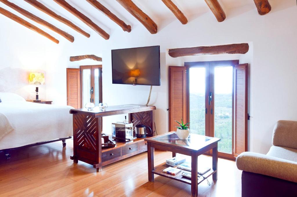 Cases Noves - Boutique Accommodation - Adults Only - Chambre Double De Luxe Avec Vue Sur Mer