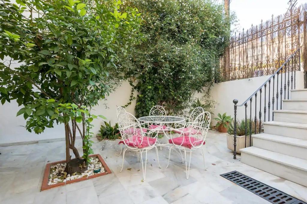 Vonkajšia záhrada v ubytovaní Apartamento con Patio