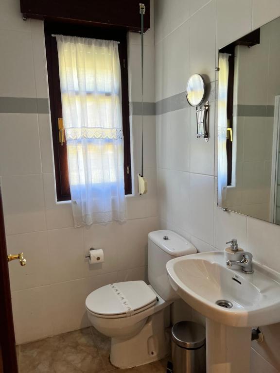 Koupelna v ubytování Hostal La Ruta