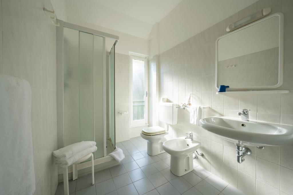 Koupelna v ubytování Hotel Zoagli