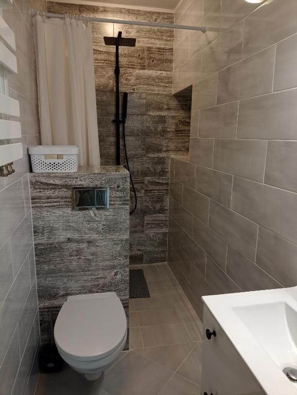 Kúpeľňa v ubytovaní Apartament nad Jeziorakiem