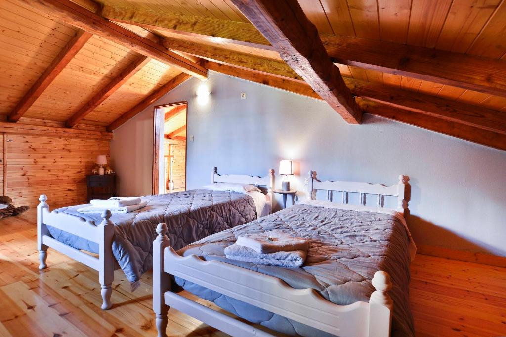 Postel nebo postele na pokoji v ubytování Sia's Holiday Home