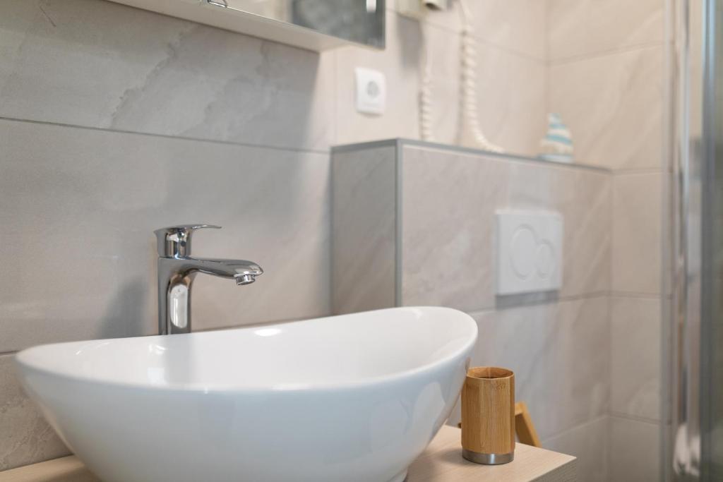 Koupelna v ubytování Ferienhaus Nikola