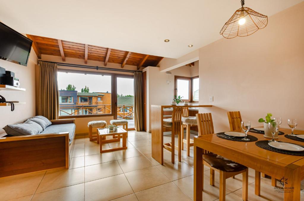 Posezení v ubytování Villa Huapi