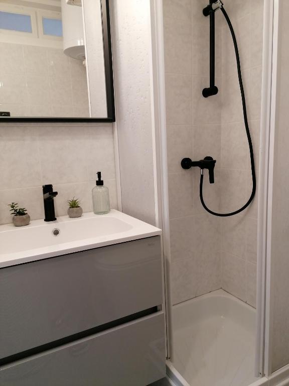 Kúpeľňa v ubytovaní Rose Apartman