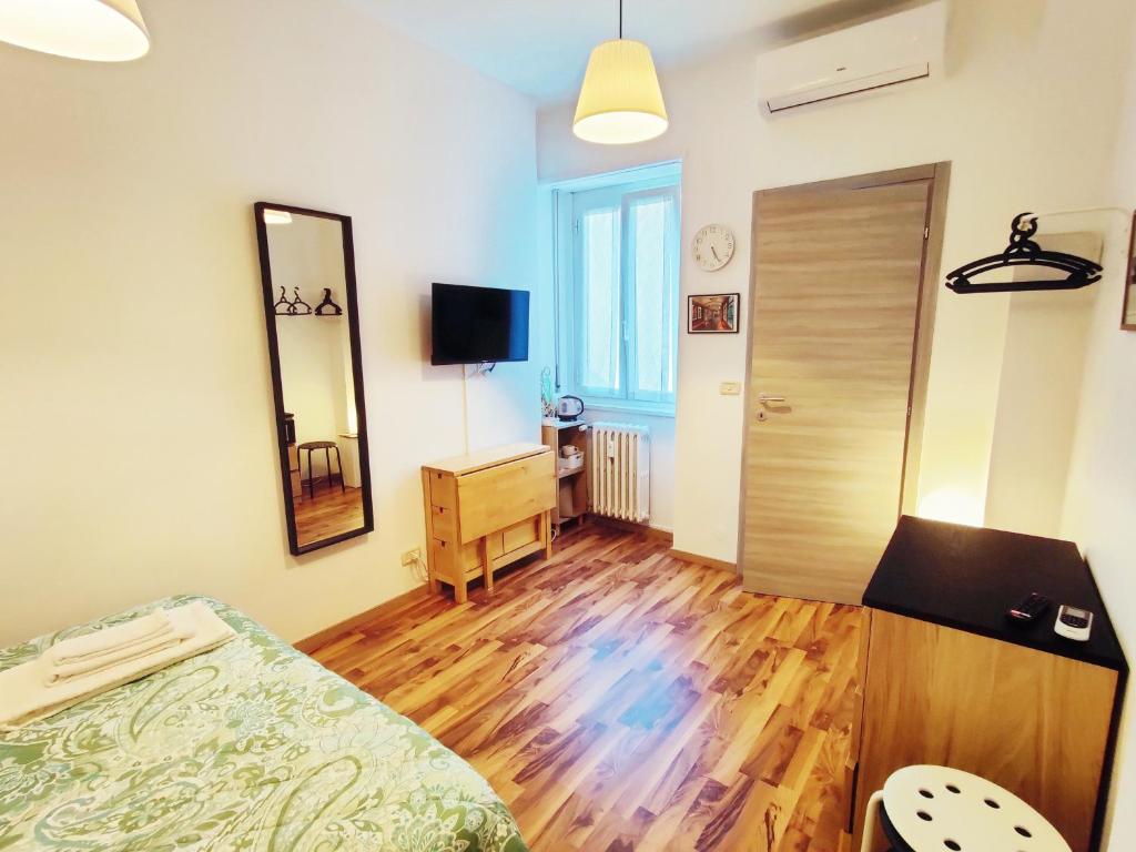 A television and/or entertainment centre at PH Milano