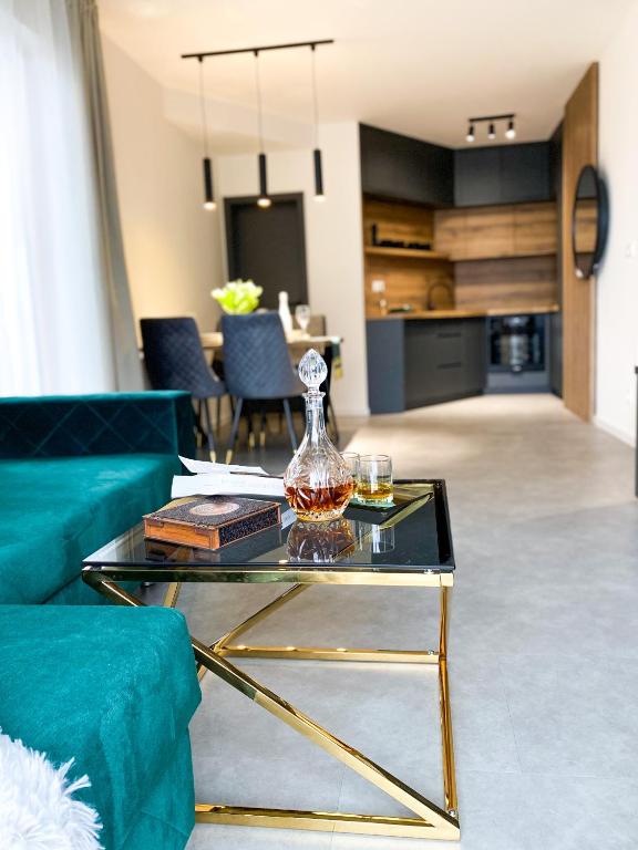 Kuchyňa alebo kuchynka v ubytovaní Top Hill apartmán - Kubínska hoľa