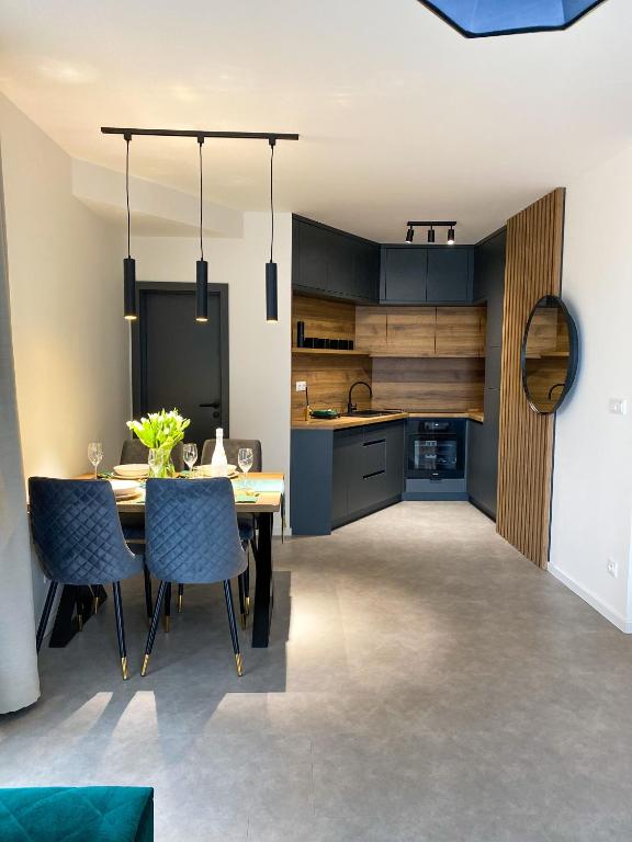Kuchyňa alebo kuchynka v ubytovaní Top Hill apartmán - Kubínska hoľa