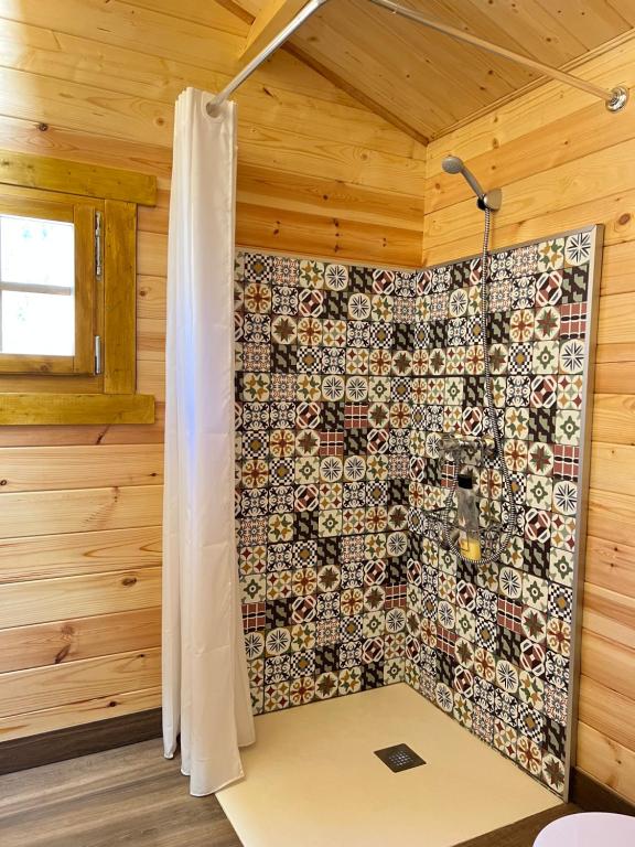 Kúpeľňa v ubytovaní Cabaña Garrote Gordo