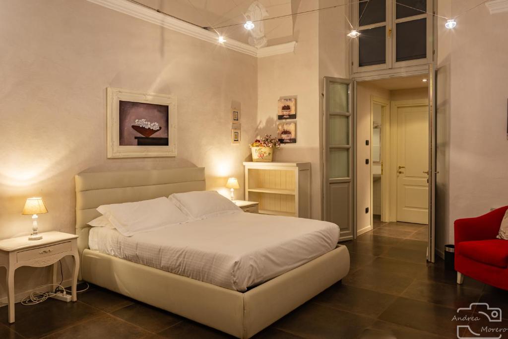 Postel nebo postele na pokoji v ubytování Hotel I Somaschi