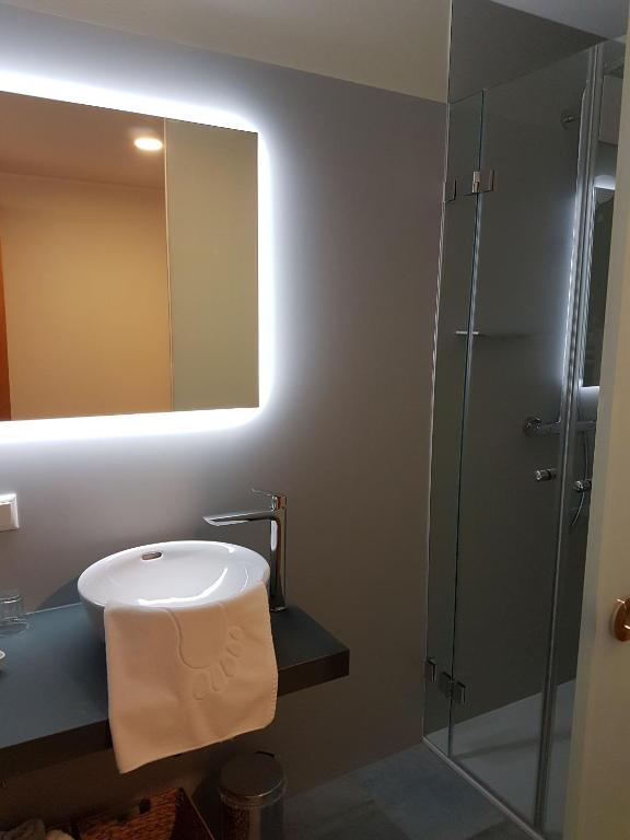 Kúpeľňa v ubytovaní Gasthof Mittendorfer