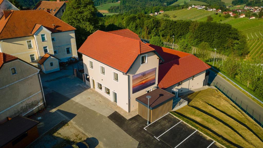 Budova, kde se bed and breakfast nachází