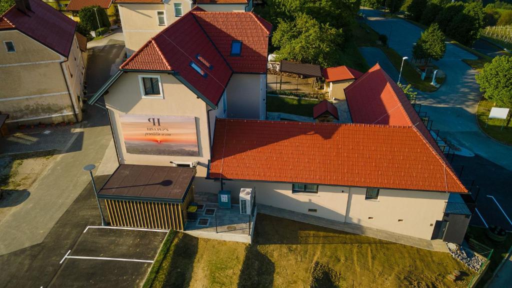 Budova, kde se bed and breakfast nachází