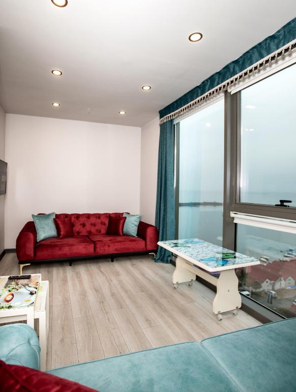 Posezení v ubytování Marina Green Suite & Residence