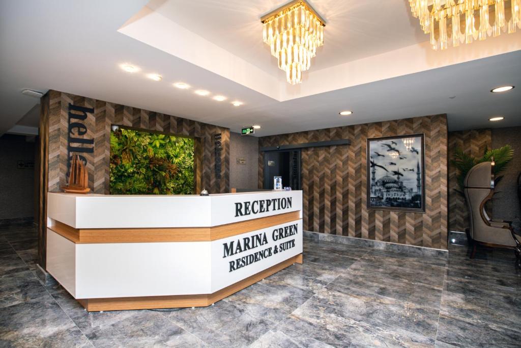 Vstupní hala nebo recepce v ubytování Marina Green Suite & Residence
