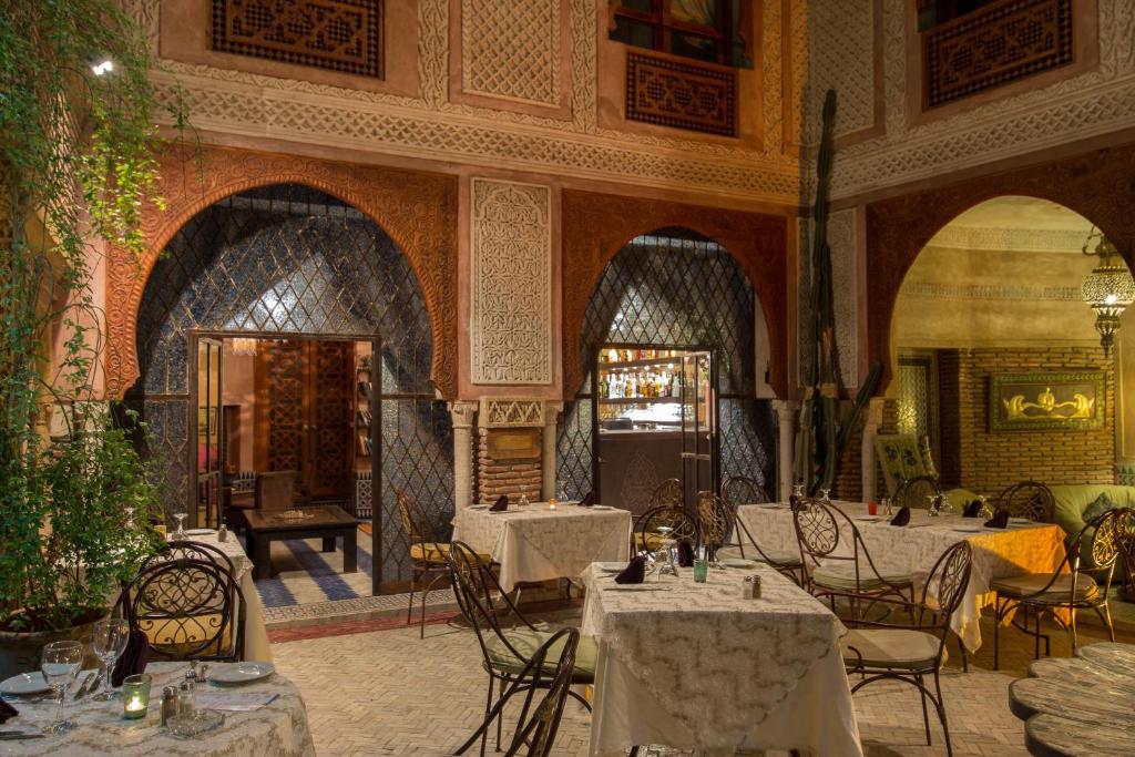 Restaurace v ubytování Riad Palais Sebban