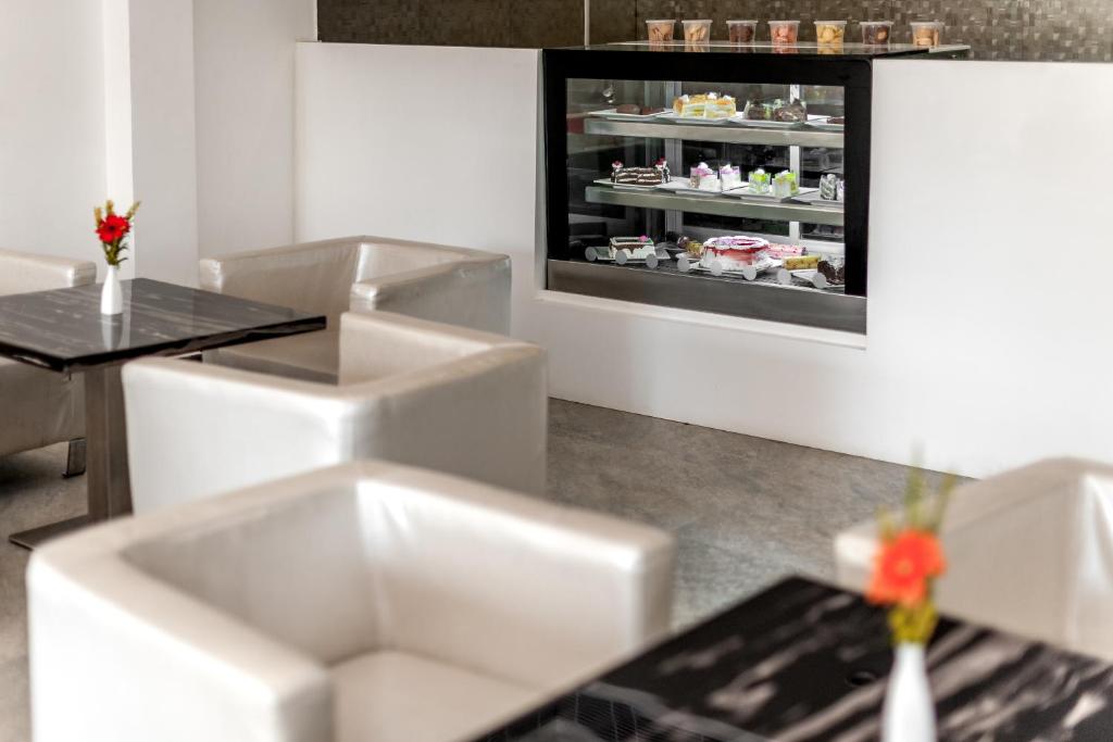 Posezení v ubytování Saaral Residency