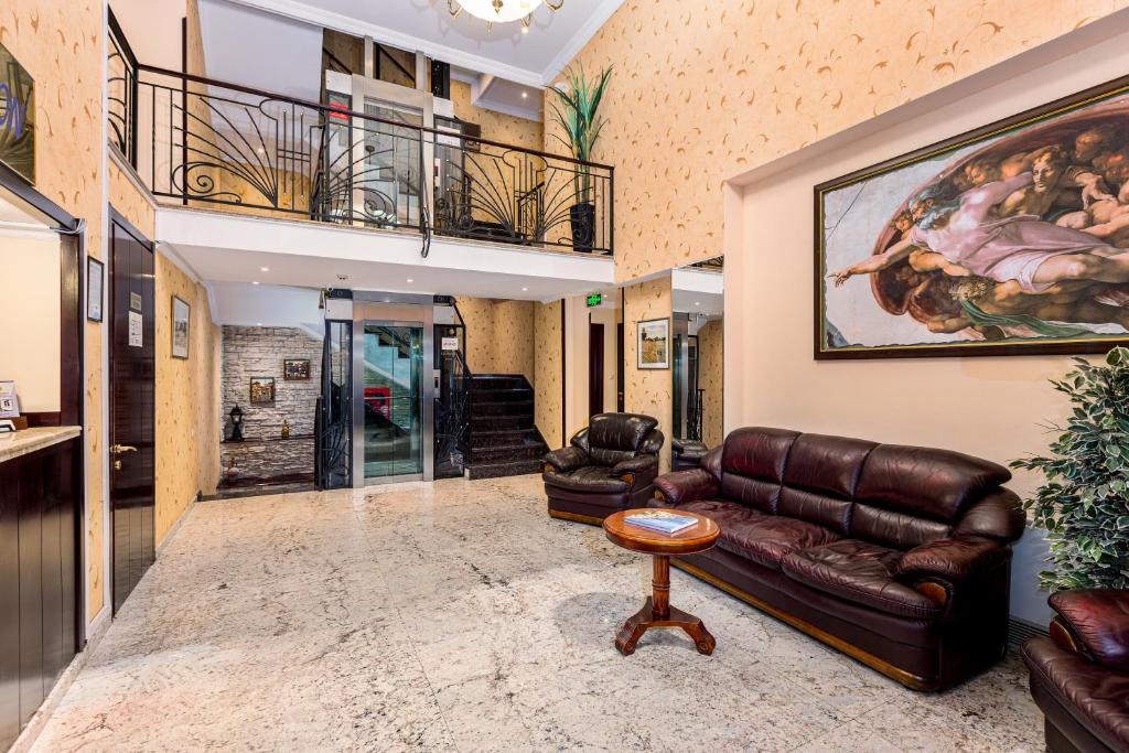 Posezení v ubytování Sharden Hotel
