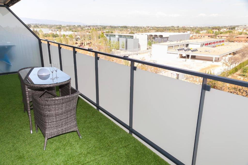 Balkón nebo terasa v ubytování UHC Salou Residencial