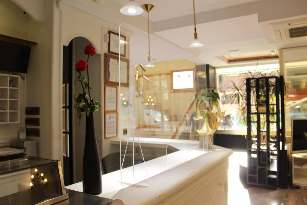 Koupelna v ubytování Hotel Alda A Boira