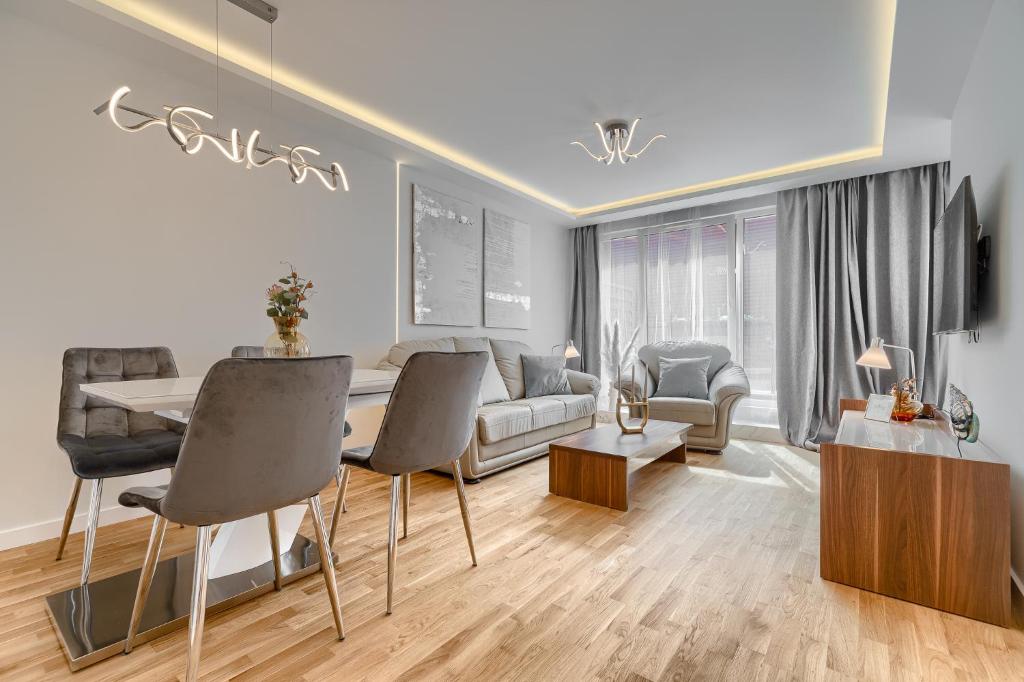 Posedenie v ubytovaní Apartament Prezydencki bulwary Stare Miasto Apartamenty No 1