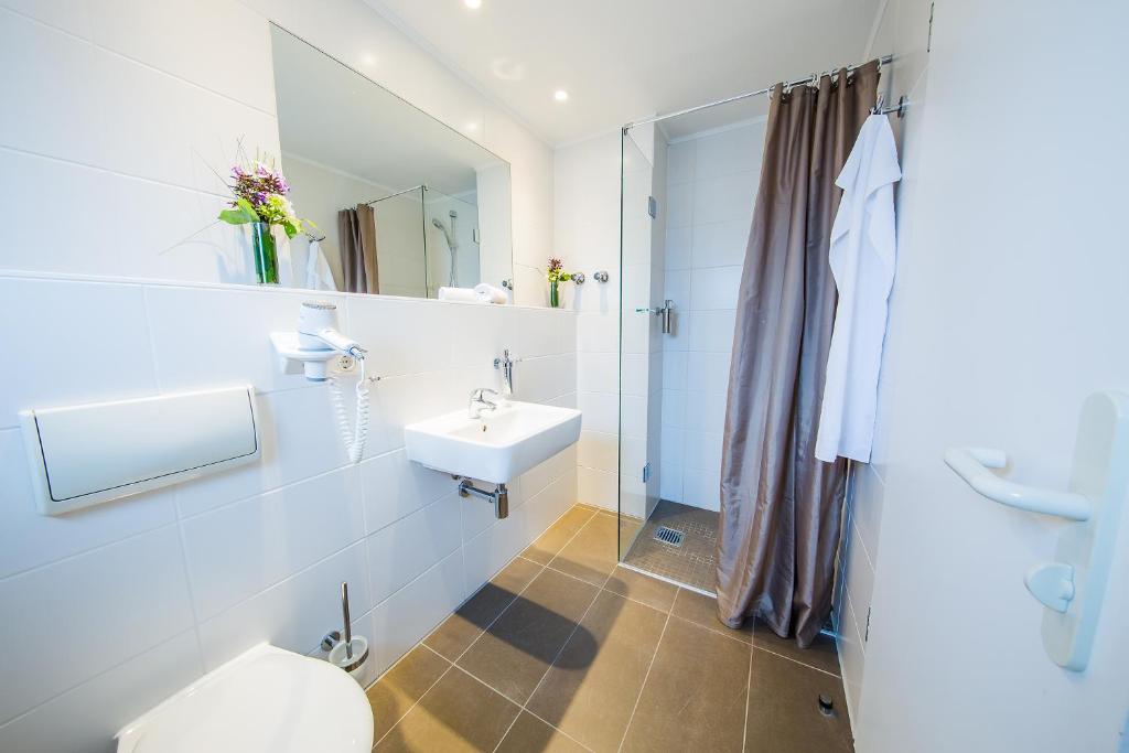 Koupelna v ubytování fjord hotel berlin