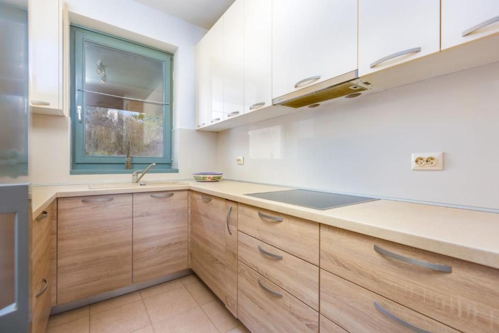 Kuchyňa alebo kuchynka v ubytovaní Apartman Dokić 3