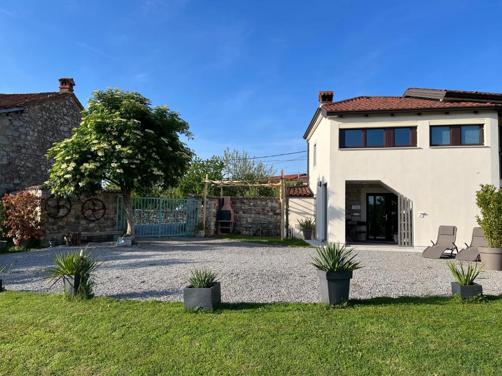 Zahrada ubytování Apartma Ob stari murvi, Sežana