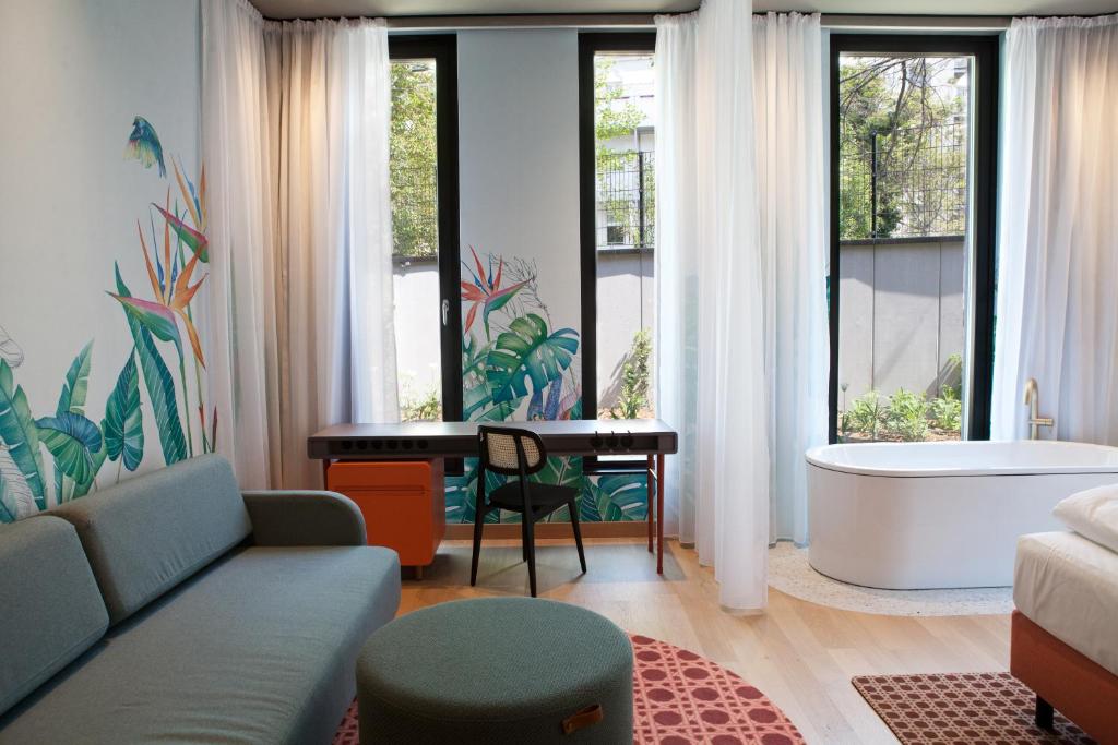 Posezení v ubytování Hotel Indigo Vienna - Naschmarkt by IHG