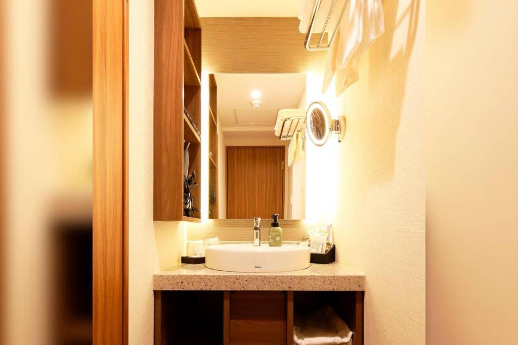 Koupelna v ubytování HOTEL555 沼津駅北