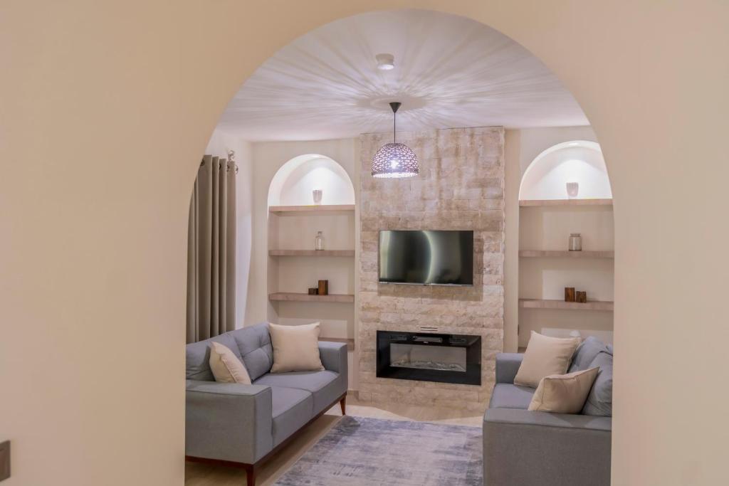 Posezení v ubytování Manzara Boutique Hotel - Adults Only